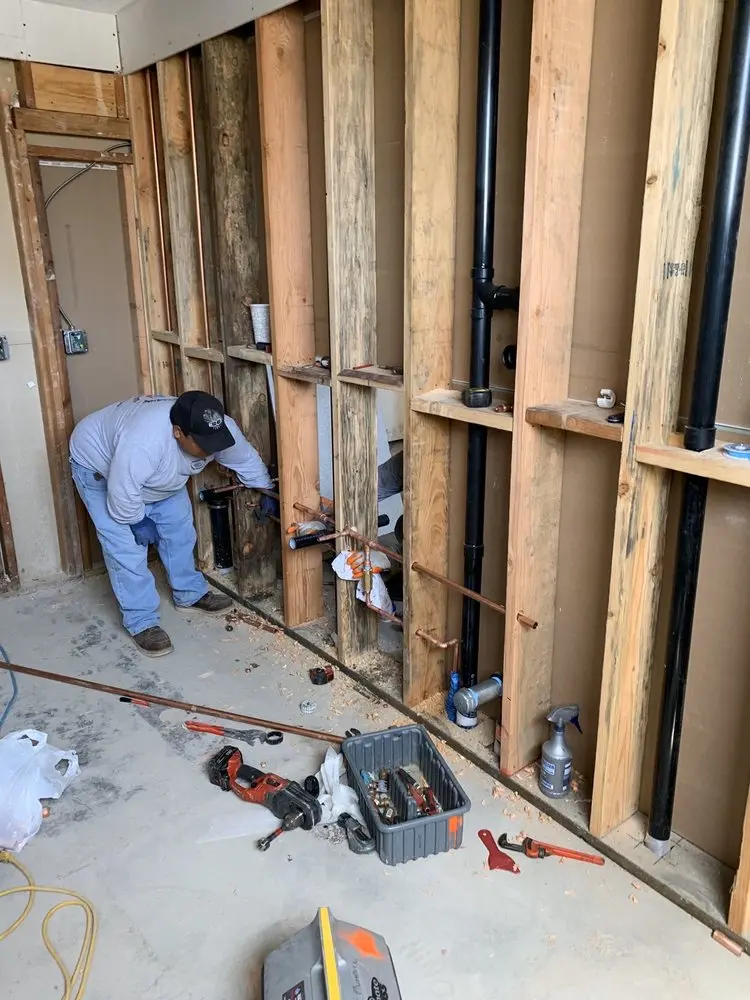 Commercial rough-in plumbing for Water Heater Replacement in Guilderland